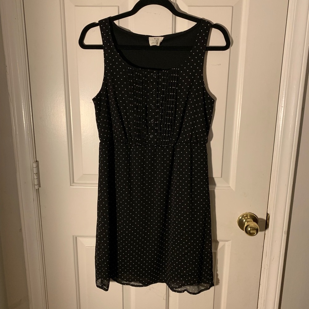 Black and white polka dot dress💖